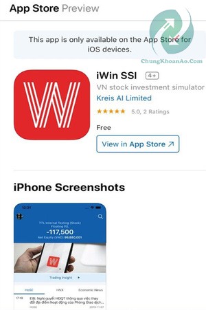 iwin ssi appstore