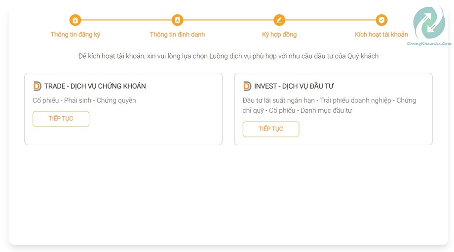 Chon dich vu mà khach hang co nhu cau tại Vndrirect